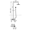 Shower Faucet Set With Tub Shower Brass